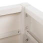 vidaXL Jardinera PP blanco 80x36x35 cm vidaXL Jardinera PP blanco 80x36x35 cm