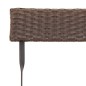 vidaXL Sillas cafetería plegables 6 uds acero y ratán sintético marrón vidaXL Sillas cafetería plegables 6 uds acero y ratán sintético marrón