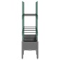 vidaXL Jardinera con enrejado PP gris claro 120x40x142,5 cm vidaXL Jardinera con enrejado PP gris claro 120x40x142,5 cm
