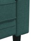 vidaXL Juego de sofás 3 piezas tela verde oscuro vidaXL Juego de sofás 3 piezas tela verde oscuro