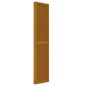 vidaXL Biombo separador de 4 paneles madera maciza paulownia marrón vidaXL Biombo separador de 4 paneles madera maciza paulownia marrón