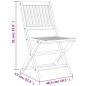 vidaXL Juego de comedor de jardín 5 piezas madera maciza de acacia vidaXL Juego de comedor de jardín 5 piezas madera maciza de acacia