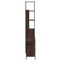 vidaXL Set de muebles baño 3 pzas madera contrachapada roble marrón vidaXL Set de muebles baño 3 pzas madera contrachapada roble marrón