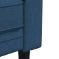 vidaXL Juego de sofás 3 piezas tela azul vidaXL Juego de sofás 3 piezas tela azul