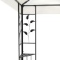 vidaXL Cenador con doble techo acero blanco 6x3 m vidaXL Cenador con doble techo acero blanco 6x3 m