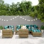 vidaXL Juego de sofás de jardín 7 pzas madera de pino impregnada vidaXL Juego de sofás de jardín 7 pzas madera de pino impregnada