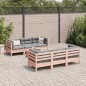 vidaXL Set de sofás jardín 7 pzas con cojines madera abeto Douglas vidaXL Set de sofás jardín 7 pzas con cojines madera abeto Douglas