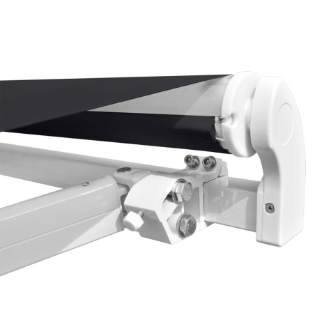  vidaXL Tela de repuesto para toldo gris antracita 6x3 m