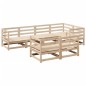 vidaXL Juego de sofás de jardín 7 piezas madera maciza de pino vidaXL Juego de sofás de jardín 7 piezas madera maciza de pino