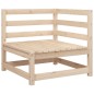 vidaXL Juego de sofás de jardín 7 piezas madera maciza de pino vidaXL Juego de sofás de jardín 7 piezas madera maciza de pino