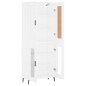 vidaXL Aparador alto madera contrachapada blanco 69,5x34x180 cm vidaXL Aparador alto madera contrachapada blanco 69,5x34x180 cm