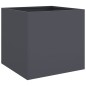 vidaXL Jardineras 2 uds acero laminado en frío antracita 42x40x39 cm vidaXL Jardineras 2 uds acero laminado en frío antracita 42x40x39 cm