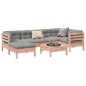 vidaXL Set de sofás jardín 7 pzas con cojines madera abeto Douglas vidaXL Set de sofás jardín 7 pzas con cojines madera abeto Douglas