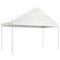vidaXL Cenador con techo polietileno blanco 4,46x4,08x3,22 m vidaXL Cenador con techo polietileno blanco 4,46x4,08x3,22 m