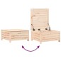 vidaXL Juego de sofás de jardín 6 piezas madera maciza de pino