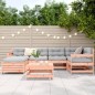 vidaXL Juego de sofás de jardín 7 pzas madera maciza de abeto Douglas vidaXL Juego de sofás de jardín 7 pzas madera maciza de abeto Douglas