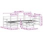 vidaXL Juego de sofás de jardín 7 piezas madera maciza de pino vidaXL Juego de sofás de jardín 7 piezas madera maciza de pino