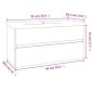 vidaXL Mueble de baño con lavabo madera contrachapada roble ahumado vidaXL Mueble de baño con lavabo madera contrachapada roble ahumado