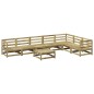 vidaXL Juego de sofás de jardín 8 pzas madera de pino impregnada vidaXL Juego de sofás de jardín 8 pzas madera de pino impregnada