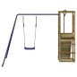 vidaXL Parque infantil de exterior madera de pino impregnada