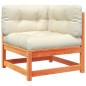 vidaXL Set de sofás jardín 6 pzas con cojines madera pino marrón cera vidaXL Set de sofás jardín 6 pzas con cojines madera pino marrón cera