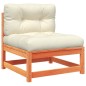 vidaXL Set de sofás jardín 6 pzas con cojines madera pino marrón cera vidaXL Set de sofás jardín 6 pzas con cojines madera pino marrón cera