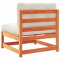vidaXL Set de sofás jardín 6 pzas con cojines madera pino marrón cera vidaXL Set de sofás jardín 6 pzas con cojines madera pino marrón cera