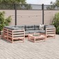 vidaXL Juego de sofás de jardín 7 pzas madera maciza de abeto Douglas vidaXL Juego de sofás de jardín 7 pzas madera maciza de abeto Douglas