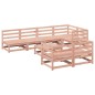 vidaXL Juego de sofás de jardín 8 pzas madera maciza de abeto Douglas vidaXL Juego de sofás de jardín 8 pzas madera maciza de abeto Douglas