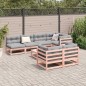 vidaXL Juego de sofás de jardín 8 pzas madera maciza de abeto Douglas vidaXL Juego de sofás de jardín 8 pzas madera maciza de abeto Douglas