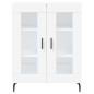 vidaXL Aparador alto madera contrachapada blanco 69,5x34x180 cm vidaXL Aparador alto madera contrachapada blanco 69,5x34x180 cm