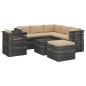 vidaXL Muebles de palets para jardín 8 pzas cojines madera maciza pino vidaXL Muebles de palets para jardín 8 pzas cojines madera maciza pino