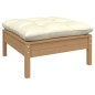 vidaXL Juego de muebles de jardín 9 pzas y cojines madera maciza pino vidaXL Juego de muebles de jardín 9 pzas y cojines madera maciza pino