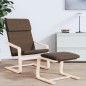 vidaXL Sillón de relax de tela marrón oscuro vidaXL Sillón de relax de tela marrón oscuro