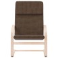 vidaXL Sillón de relax de tela marrón oscuro vidaXL Sillón de relax de tela marrón oscuro