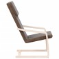 vidaXL Sillón de relax de tela marrón oscuro vidaXL Sillón de relax de tela marrón oscuro