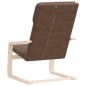 vidaXL Sillón de relax de tela marrón oscuro vidaXL Sillón de relax de tela marrón oscuro