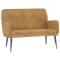 vidaXL Banco de terciopelo marrón 108x79x79 cm vidaXL Banco de terciopelo marrón 108x79x79 cm