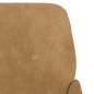 vidaXL Banco de terciopelo marrón 108x79x79 cm vidaXL Banco de terciopelo marrón 108x79x79 cm