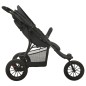 vidaXL Cochecito de bebé de acero gris antracita vidaXL Cochecito de bebé de acero gris antracita