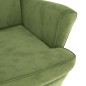 vidaXL Sillón de terciopelo verde claro vidaXL Sillón de terciopelo verde claro