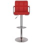 vidaXL Taburetes de cocina 2 unidades cuero sintético rojo vino tinto vidaXL Taburetes de cocina 2 unidades cuero sintético rojo vino tinto