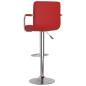 vidaXL Taburetes de cocina 2 unidades cuero sintético rojo vino tinto vidaXL Taburetes de cocina 2 unidades cuero sintético rojo vino tinto