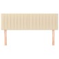 vidaXL Cabeceros 2 unidades tela color crema 72x5x78/88 cm vidaXL Cabeceros 2 unidades tela color crema 72x5x78/88 cm
