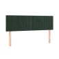 vidaXL Cabeceros 2 unidades terciopelo verde oscuro 72x5x78/88 cm vidaXL Cabeceros 2 unidades terciopelo verde oscuro 72x5x78/88 cm