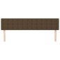 vidaXL Cabeceros 2 unidades de tela marrón oscuro 90x5x78/88 cm vidaXL Cabeceros 2 unidades de tela marrón oscuro 90x5x78/88 cm