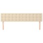 vidaXL Cabeceros 2 unidades de tela color crema 90x5x78/88 cm vidaXL Cabeceros 2 unidades de tela color crema 90x5x78/88 cm