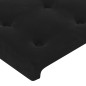 vidaXL Cabeceros 2 unidades de terciopelo negro 80x5x78/88 cm vidaXL Cabeceros 2 unidades de terciopelo negro 80x5x78/88 cm