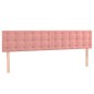 vidaXL Cabeceros 2 unidades de terciopelo rosa 90x5x78/88 cm vidaXL Cabeceros 2 unidades de terciopelo rosa 90x5x78/88 cm