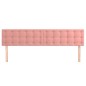vidaXL Cabeceros 2 unidades de terciopelo rosa 90x5x78/88 cm vidaXL Cabeceros 2 unidades de terciopelo rosa 90x5x78/88 cm